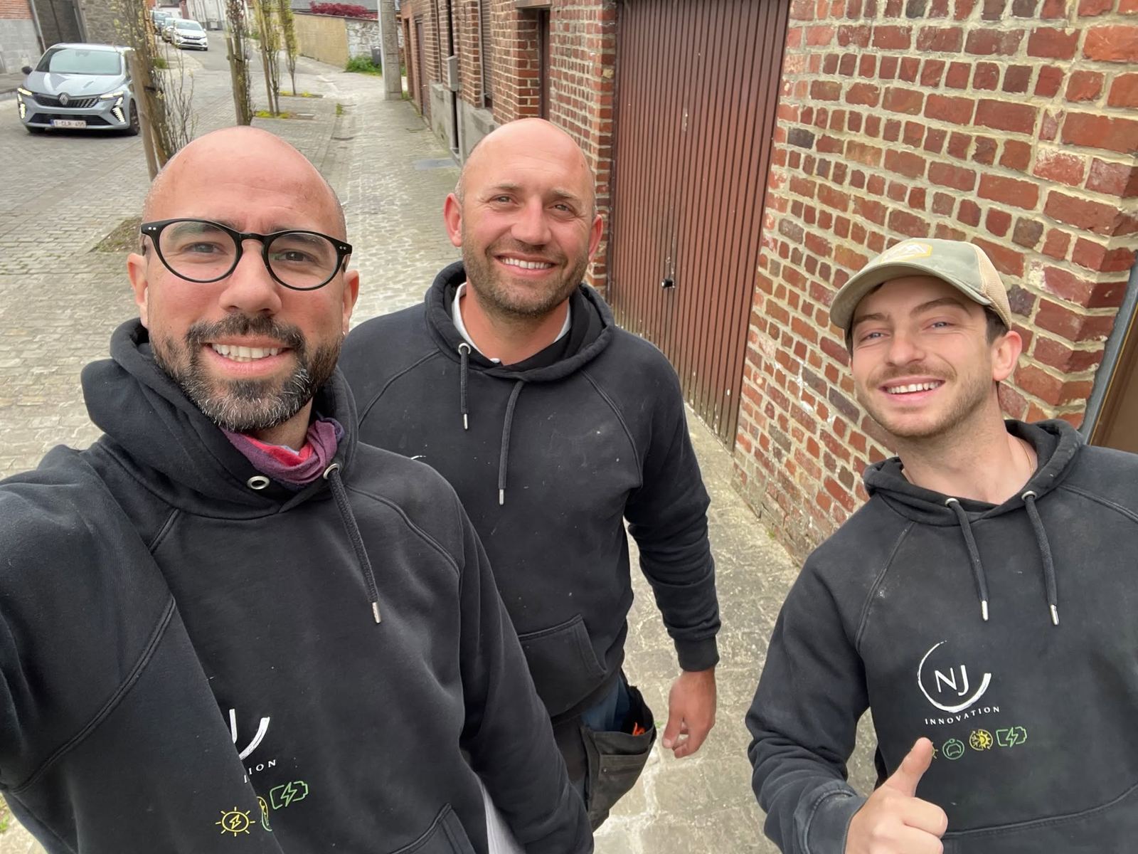 Nicolas, Niels et Davy, les trois associés de NJ-Innovation